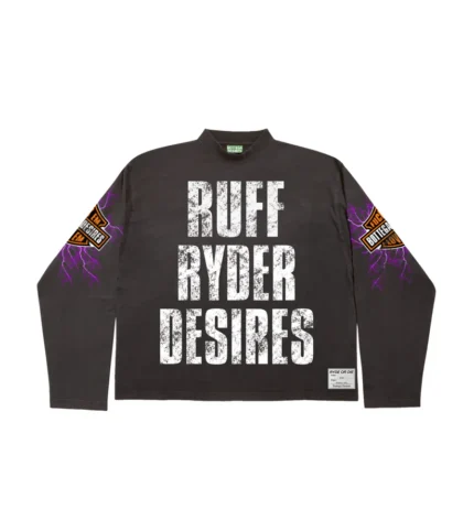 BOTTEGA DESIRES RUFF RYDER LONG SLEEVE T-SHIRT